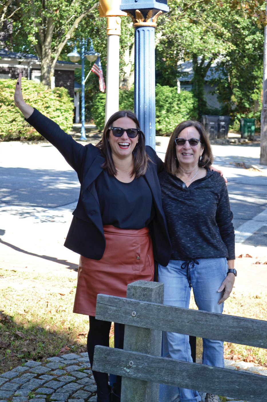 COME TO CONIMICUT: Meg Mut, a realtor with Century 21, and Virginia Barham, president of the Conimicut Village Association, are putting on a small business open house, with the hopes of bringing in new business owners to the historic Warwick village.